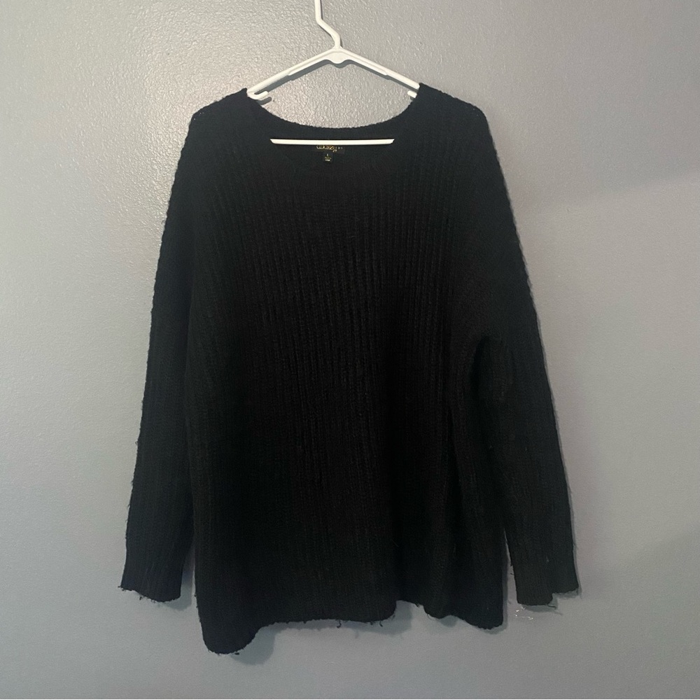 Black Oversized Sweater